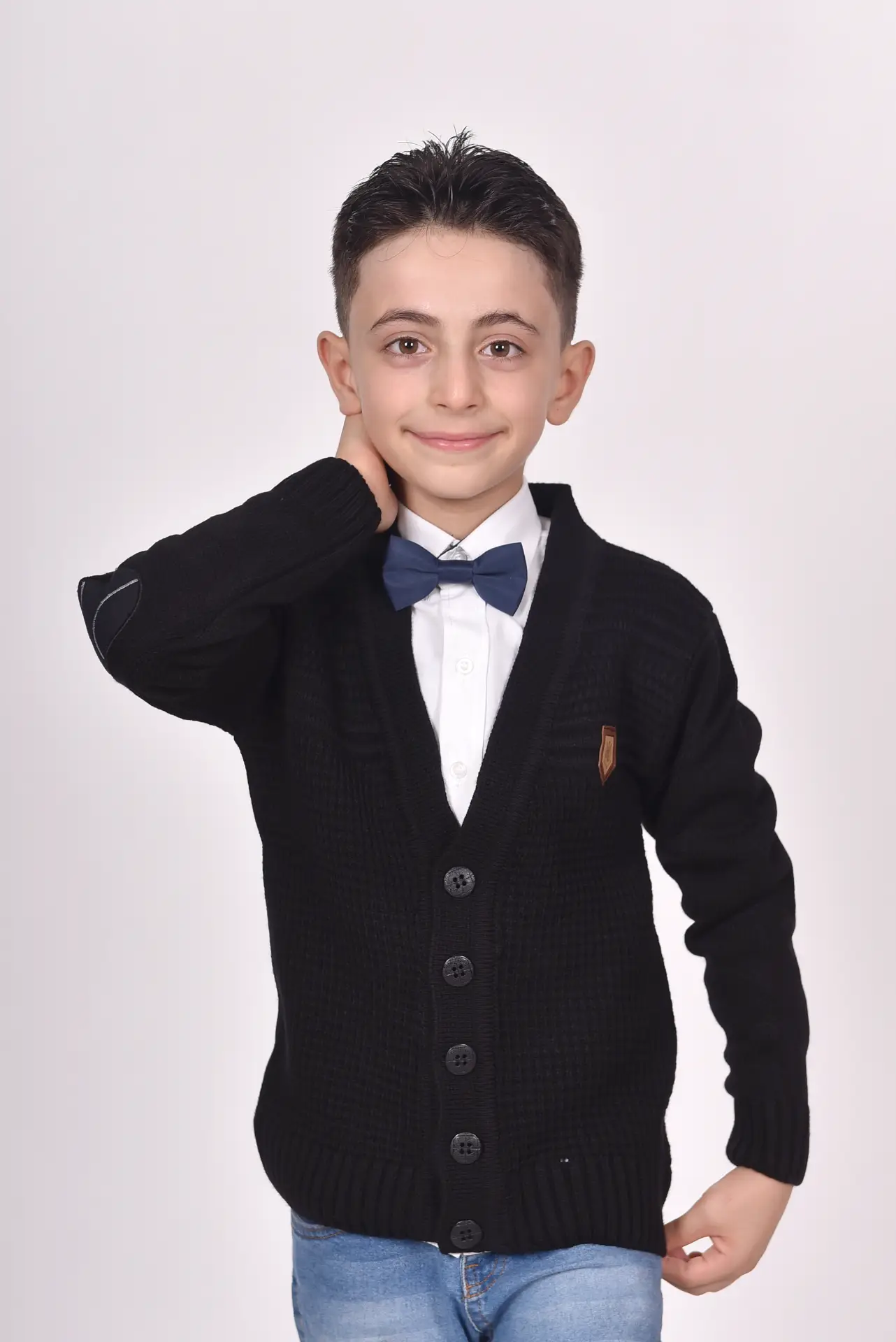Düğmeli V Yakan Kışlık Erkek Çocuk Okul Yeleği