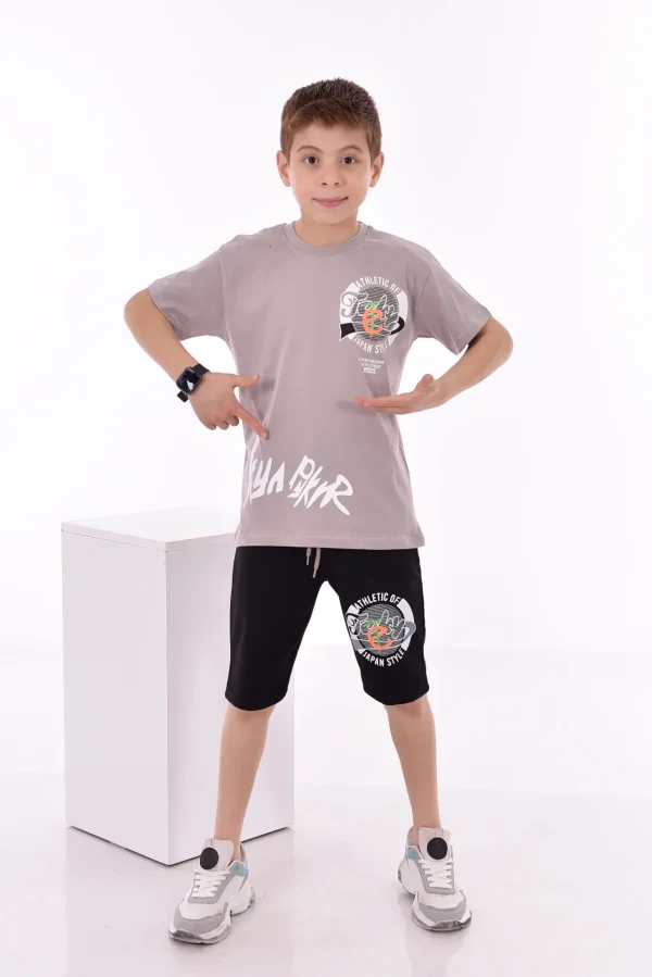 Baskılı Erkek Çocuk T-Shirt A-0015 - Görsel 8