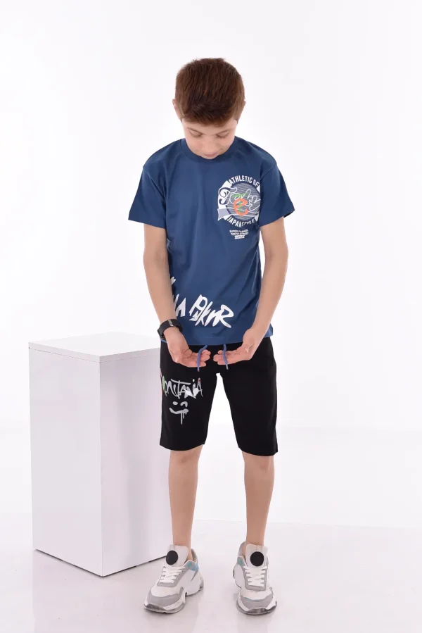 Baskılı Erkek Çocuk T-Shirt A-0015 - Görsel 7