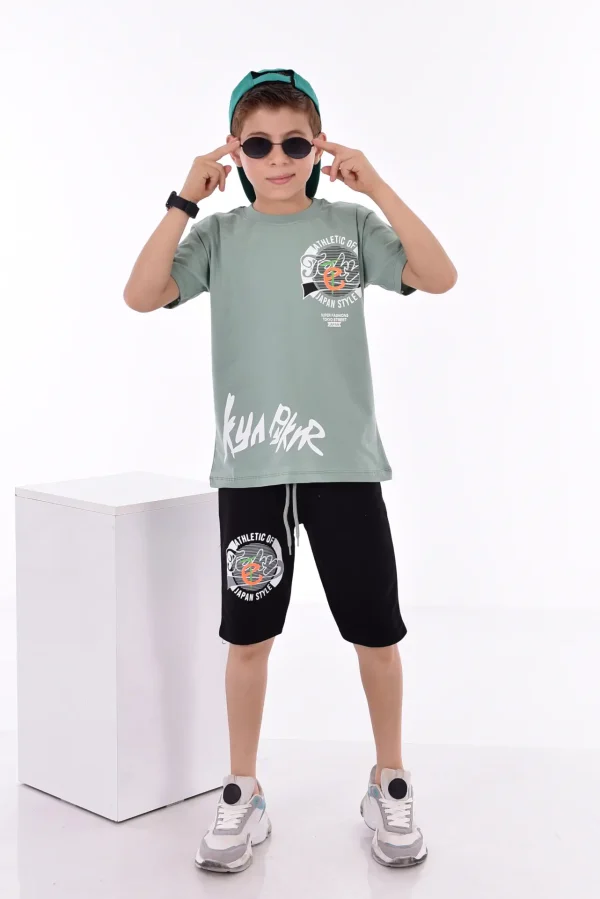 Baskılı Erkek Çocuk T-Shirt A-0015 - Görsel 5
