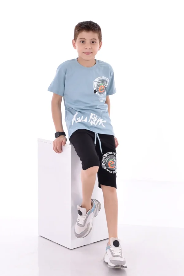 Baskılı Erkek Çocuk T-Shirt A-0015 - Görsel 4