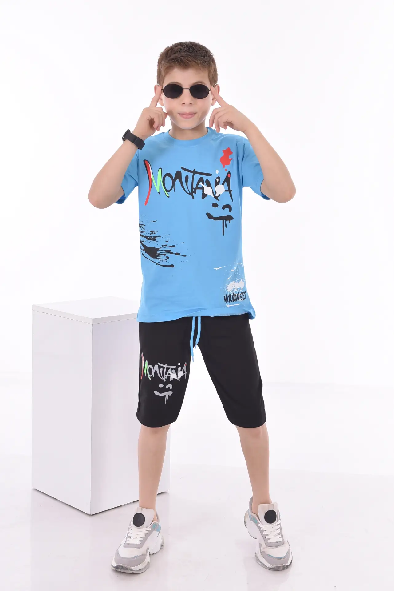 Baskılı Erkek Çocuk T-Shirt A-0016
