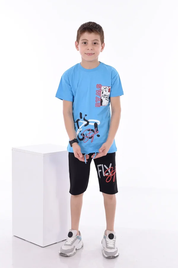 Baskılı Erkek Çocuk T-Shirt A-0019 - Görsel 7