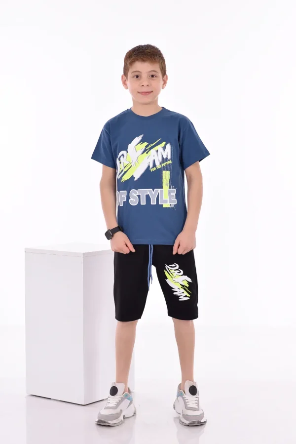 Baskılı Erkek Çocuk T-Shirt A-0020 - Görsel 2
