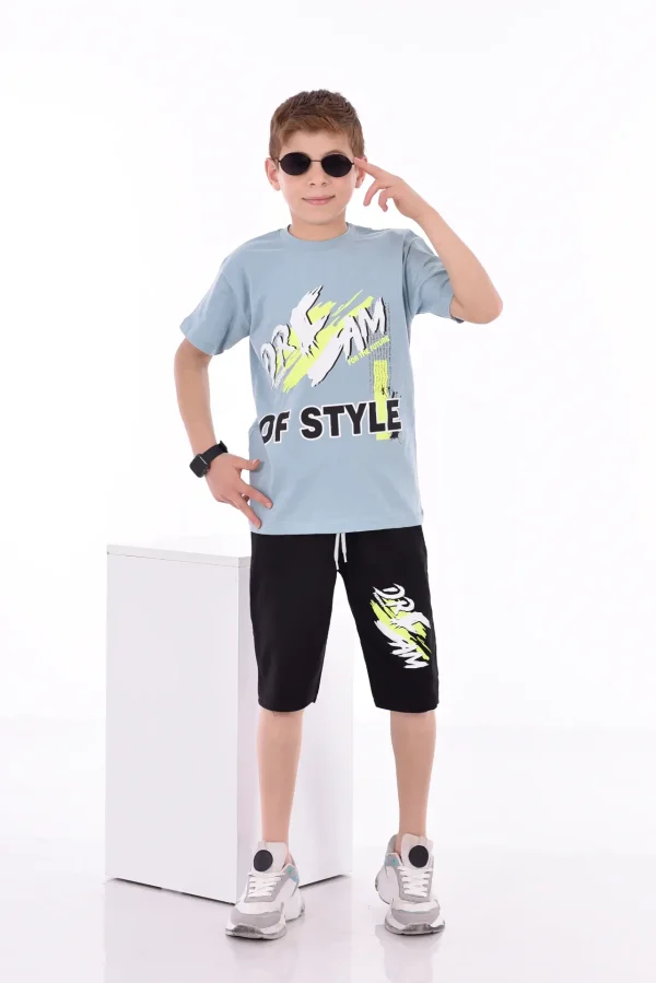 Baskılı Erkek Çocuk T-Shirt A-0020 - Görsel 7