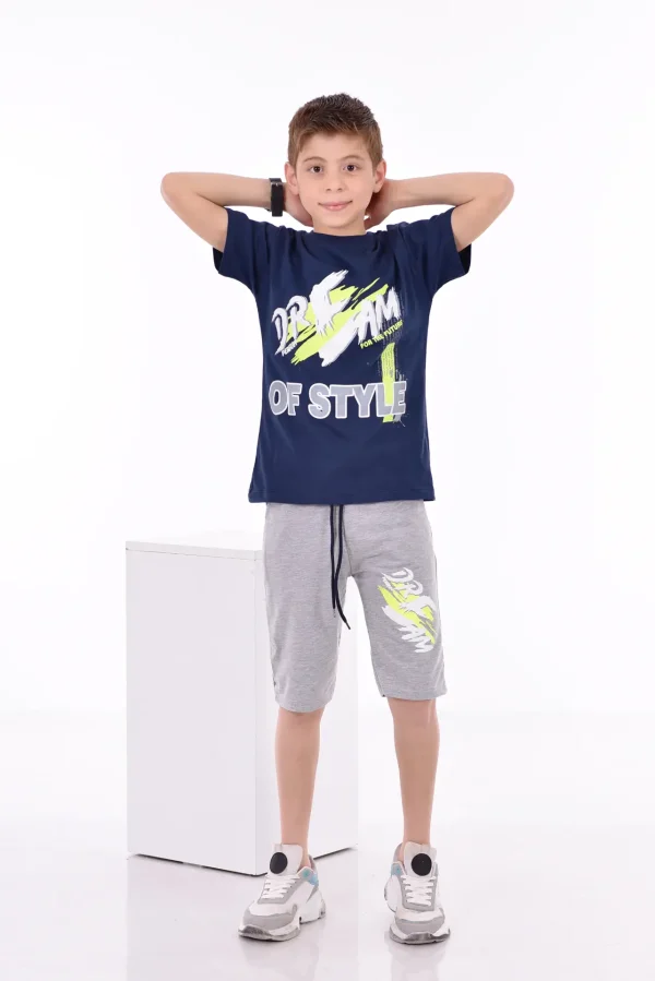 Baskılı Erkek Çocuk T-Shirt A-0020 - Görsel 6