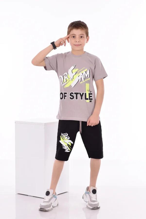 Baskılı Erkek Çocuk T-Shirt A-0020 - Görsel 5