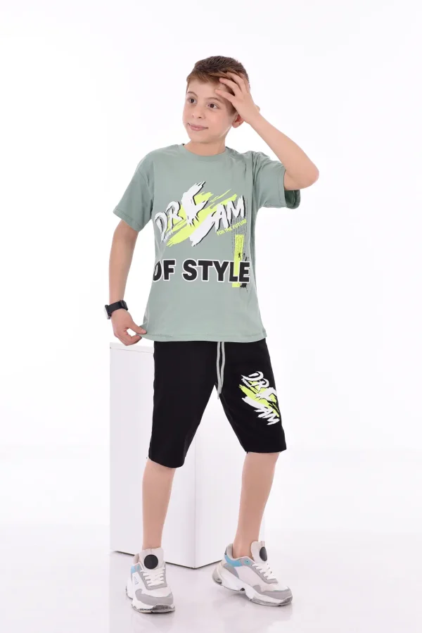 Baskılı Erkek Çocuk T-Shirt A-0020 - Görsel 3