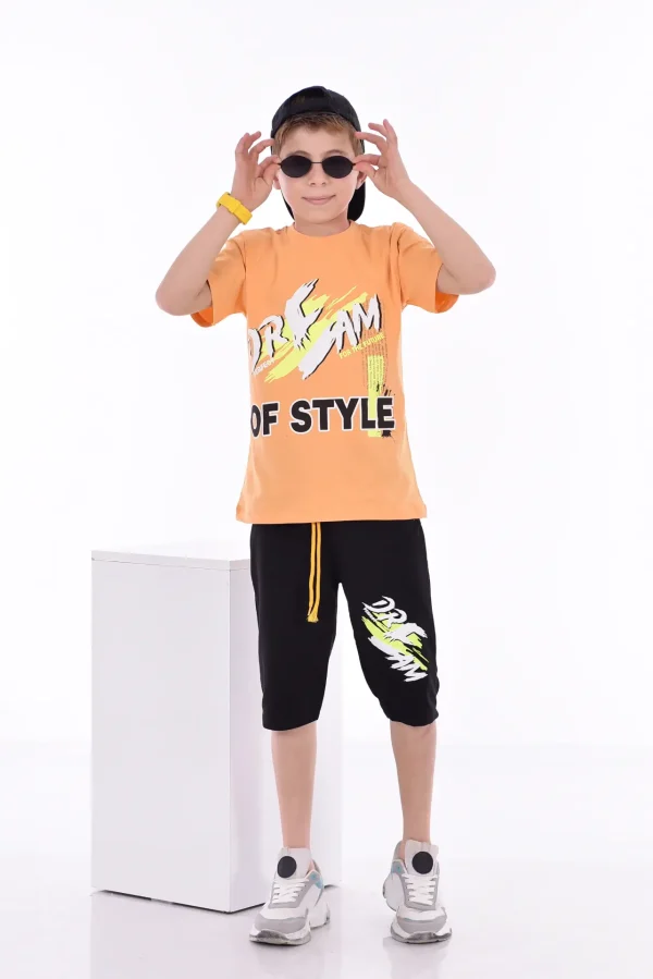 Baskılı Erkek Çocuk T-Shirt A-0020 - Görsel 8
