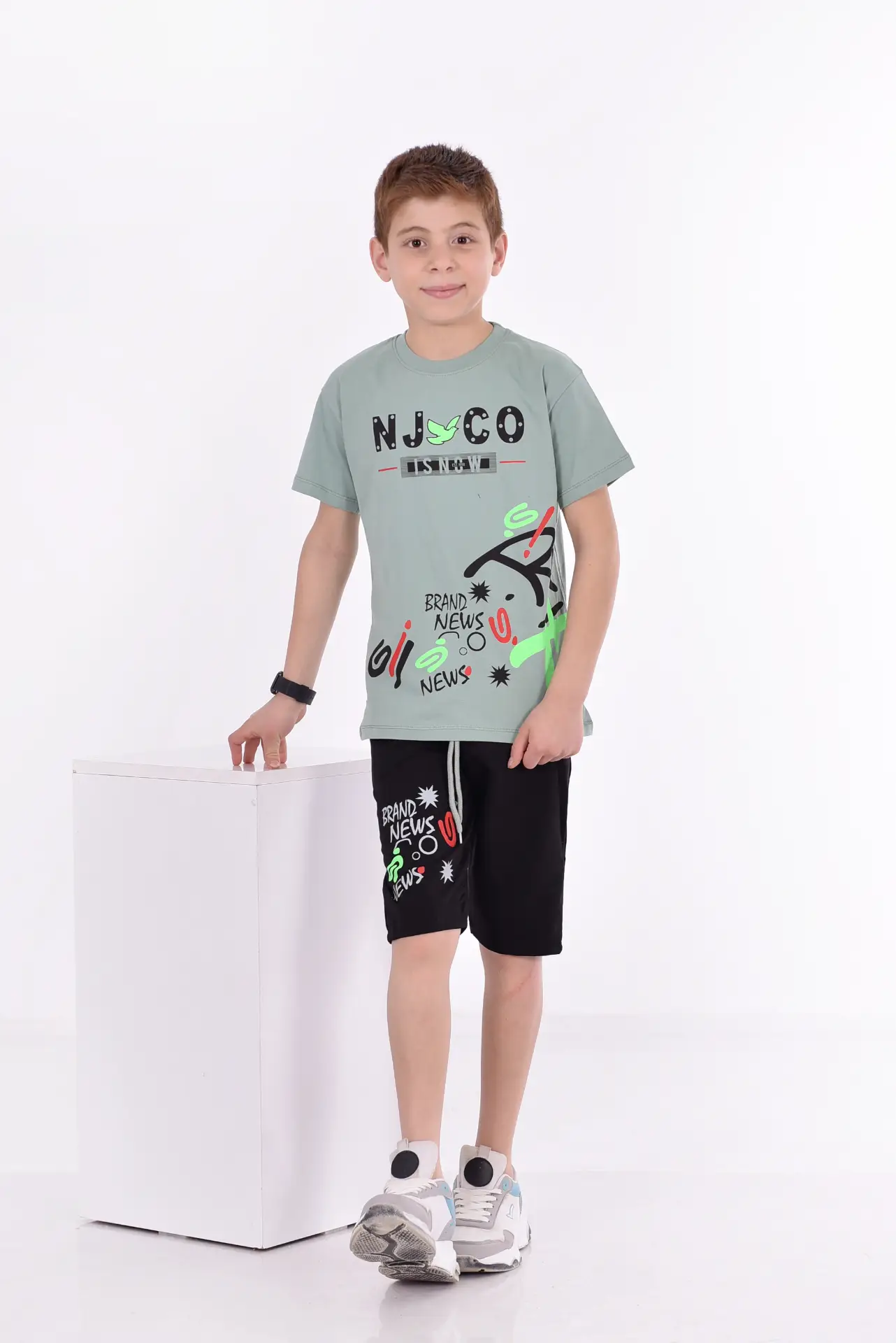 Baskılı Erkek Çocuk T-Shirt A-0022