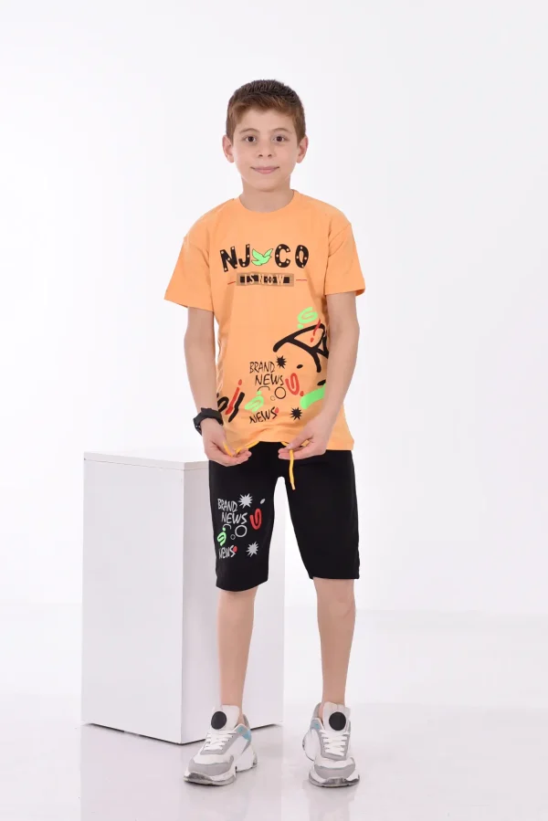 Baskılı Erkek Çocuk T-Shirt A-0022 - Görsel 4