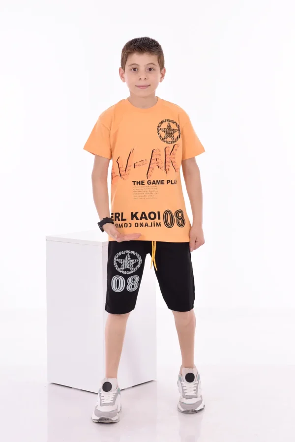 Baskılı Erkek Çocuk T-Shirt A-0023 - Görsel 7