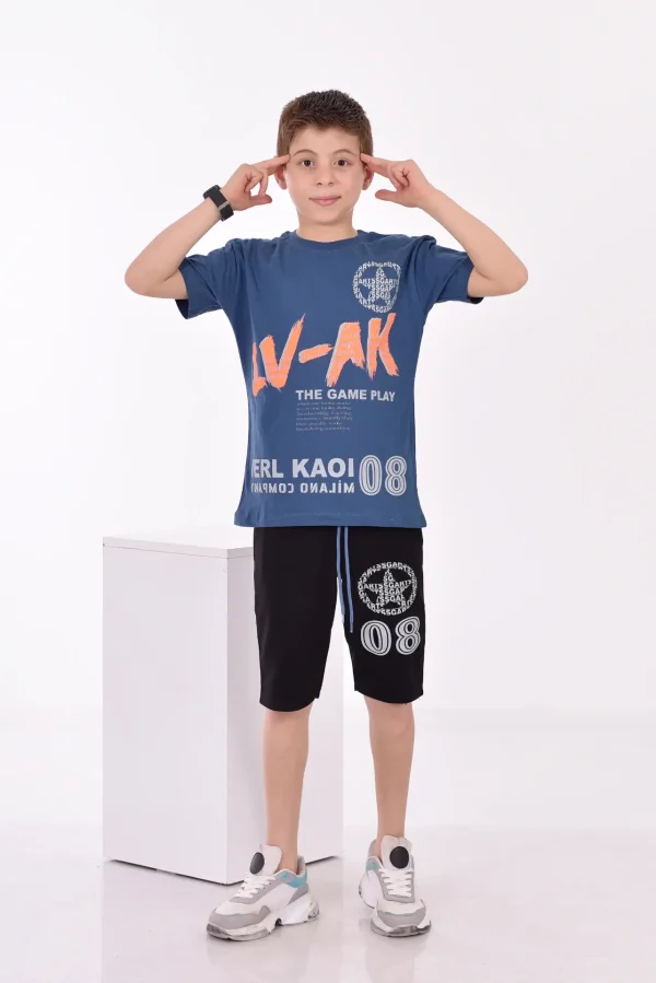 Baskılı Erkek Çocuk T-Shirt A-0023 - Görsel 6